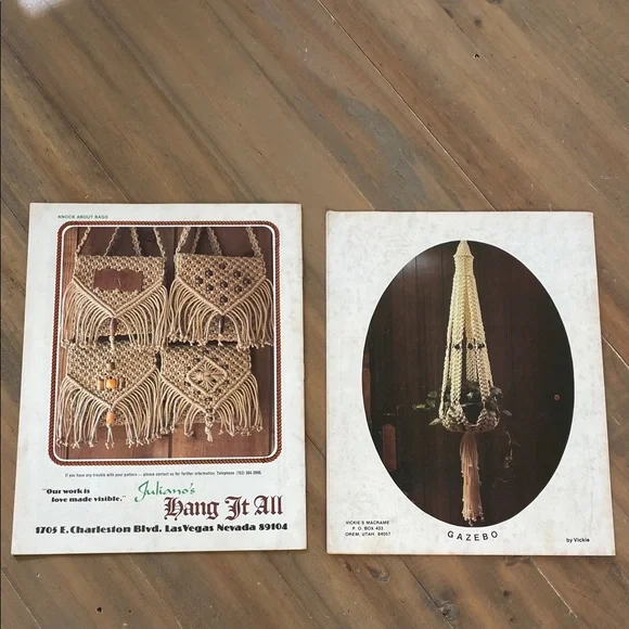 VINTAGE Macrame Pattern Book Bundle - Picture 5 of 10